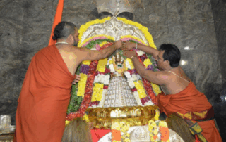 Crowning of Lakshmi Thayar in Proddutur near Kadapa, AP, India