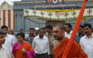 HH Sri Chinna Jeeyar Swamiji visits Simhachalam, AP, India 2012 Oct 13