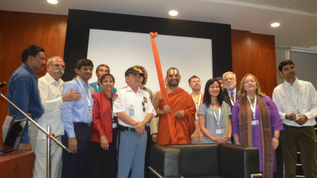 HH Sri Swamiji at United Nations 11th Biodiversity Summit