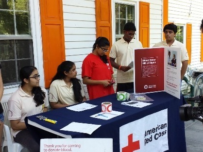 JET New Jersey Prajna Students Partake in Red Cross Blood Drive