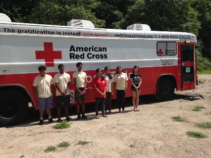 JET New Jersey Prajna Students Partake in Red Cross Blood Drive