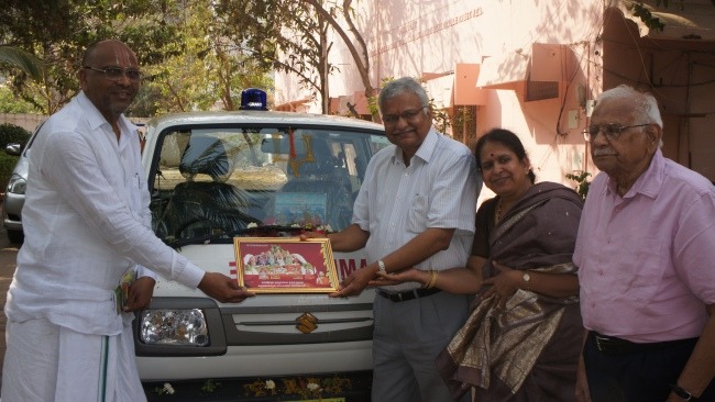 Ambulance Donated for Use in Vijayawada