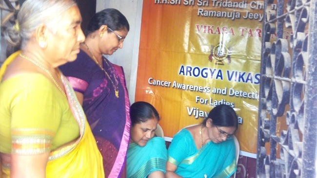 2 Cancer Cases Treated and 10 Cases Sent For Further Tests - By Vikasa Tarangini, Vijayawada
