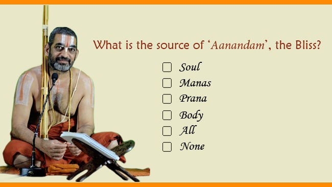 What is the source of Aanandam Bliss