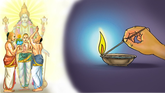 This Kartheeka Masam – Light up the deepam within you, the manas!