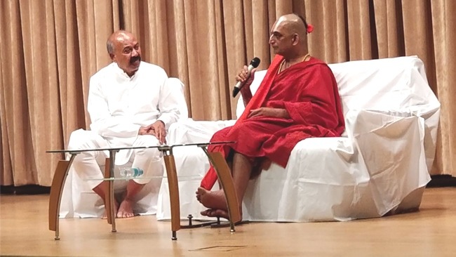 Life – Is it a Problem to be solved Challenge to be won Or an Opportunity to utilise – Swamiji at GMRIT