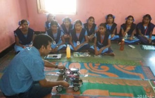 Kids from Allampally and Beersaipet get the taste of Artificial Intelligence