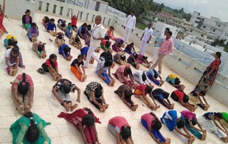 Vikasatarangini organized Yoga Competition at Vikasa Tarangini Office