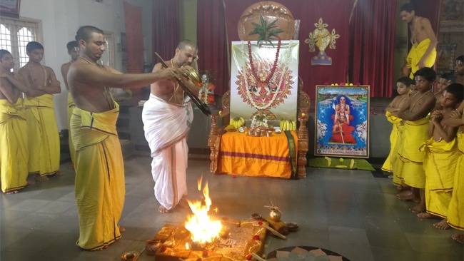 Karimnagar Vikasatarangini Celebrated Sri Sudarshana Jayanthi at Veda Patashala