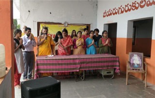 NRI Students Visited Jeeyar Gurukulam Beersaipeta