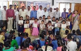 Vikasatarangini Rajam conducted a Telugu-Poem-Competition