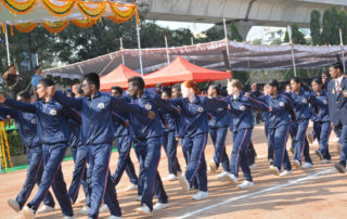 Netra Students creates history by taking part in NCC parade