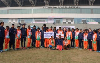 Nethra students win 18 medals and a Team championship award in IBSA sports meet