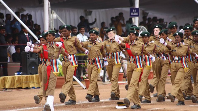 First time ever visually challenged Students create history by marching in Republic Day parade in Telangana