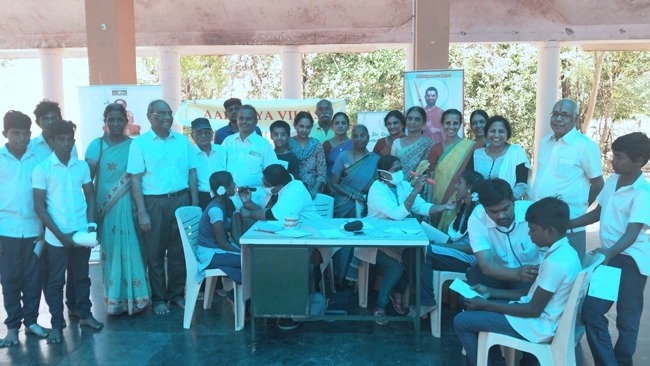 Medical camp conducted at Olcott memorial school, Chennai