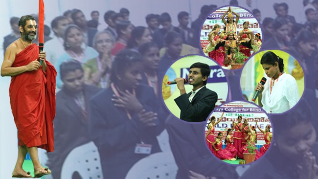 World Braille day celebrations by Netra Vidyalaya