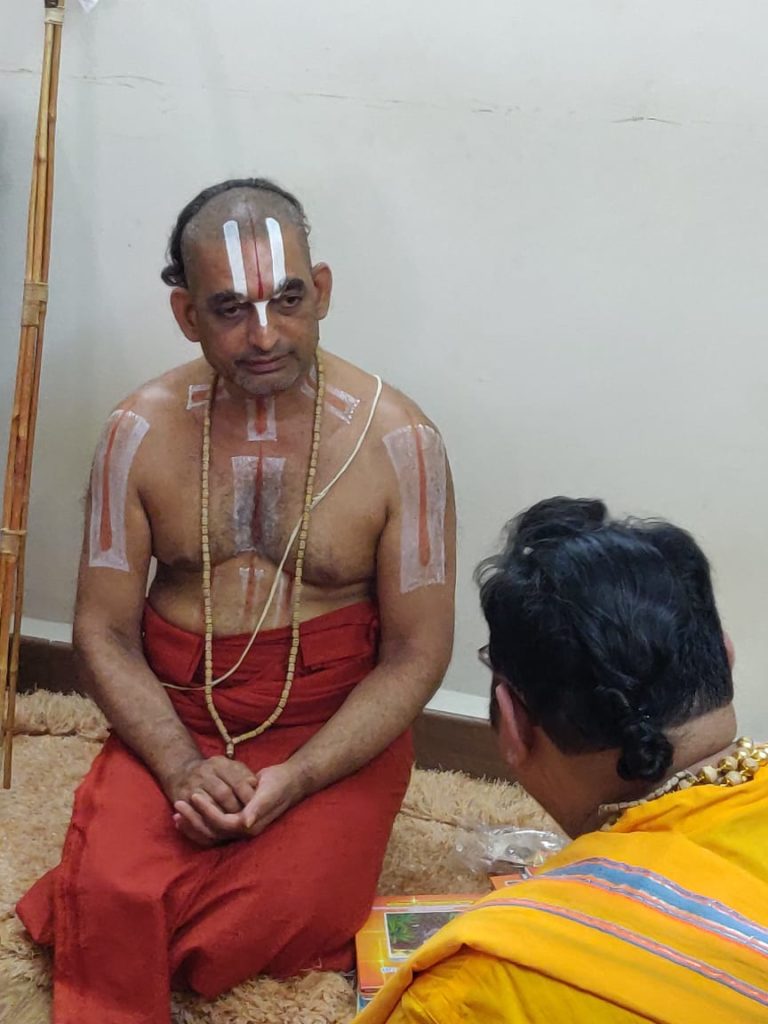 Sri Vallabhacharya followers from Gujarat visit Sri Chinna Jeeyar Swamiji