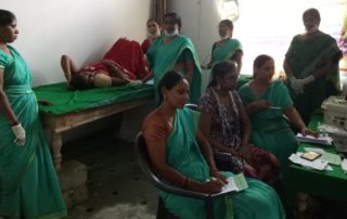Mahila Arogya Vikas Conducted Medical camp at Rampur ,Manchiriyala Town