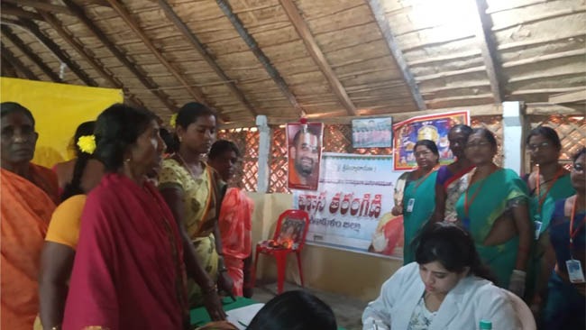 Medical Camp at Tekali Asharam Srikakulam