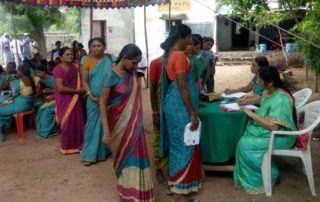 Mahilaarogya Vikas conducted Medical Camp at Narsingapur Manchiryala
