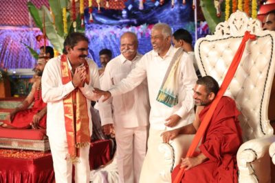 Narendra Chowdary with chinnajeeyar Swamiji