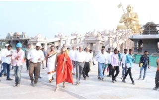 HH-Chinnajeeyar-Swamiji-Visited-Statue-of-equality-MARBLES-more-Ramanuja-Statue