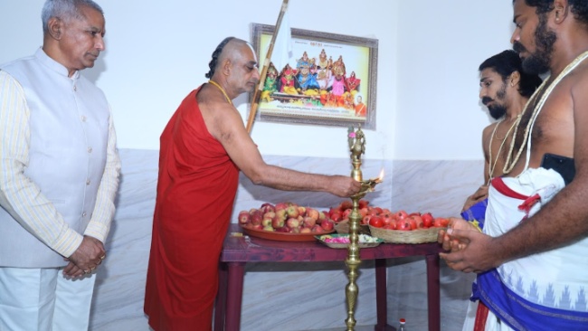 HH Chinna Jeeyar Swamiji graced Vikasa Tarangini Head office Inauguration at Andhrapradesh