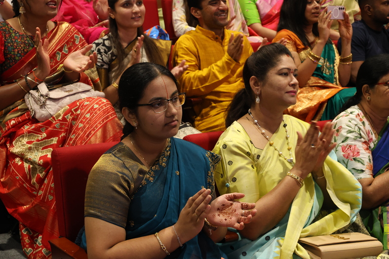 Devotees Listening to Speech