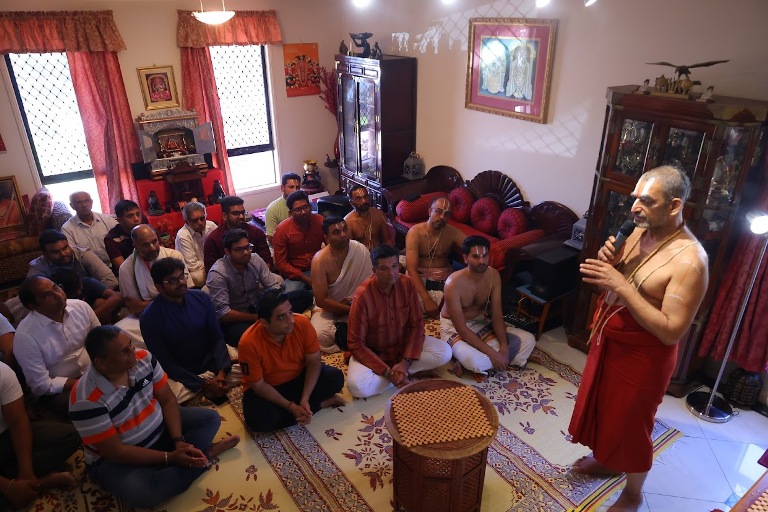 Theertha gosti - HH Chinna Jeeyar Swamiji Brisbane Australia