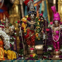 Andal Thirunakshatram grandly celebrated at Divyasakethakshetram
