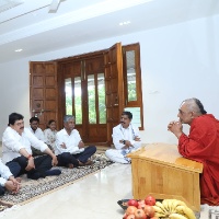 BJP Telangana President N. Ramchander Rao ji met HH Chinna Jeeyar Swamiji