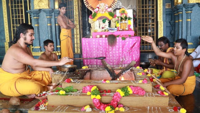 Sri Bhu Varaha Swami Homam at Vijaya Keeladri Sitanagaram