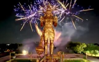 first anniversary celebrations of Statue of Union Hanuman