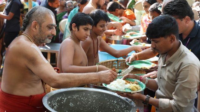 Karthika Vanabhojanalu at JIVA Campus Sri Chinna Jeeyar Swamiji