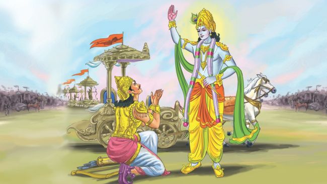 Krishna and arjuna