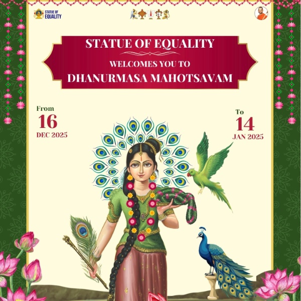Dhanurmasam Celebrations 2025 at Statue of Equality