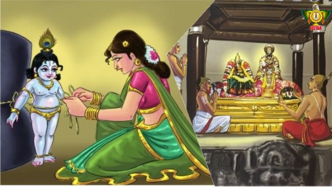 Mother-Yasoda-ties-Krushna-Deity-significance-by-Acharya