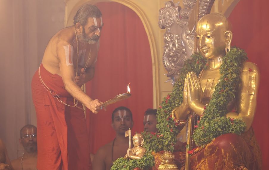 Samatha Kumbh 2026 Statue of Equality Swarna Ramanuja Abhishekam