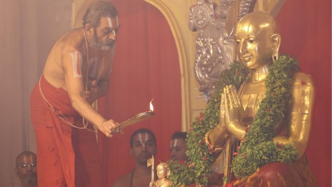Swarna Ramanuja Abhishekam Samatha Kumbh 2026 Statue of Equality