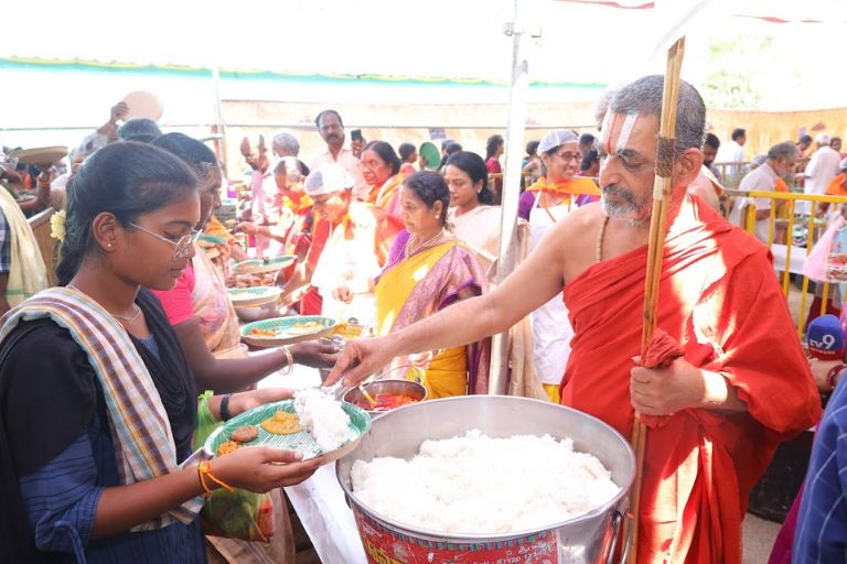 Vijaya Keeladiri Devotees HH Chinna Jeeyar Swamiji Tadiyaradhana