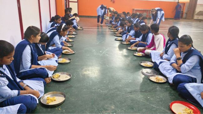 Celebrating a Special Day with Sponsored Tadiyaradhana at Nethravidyalaya