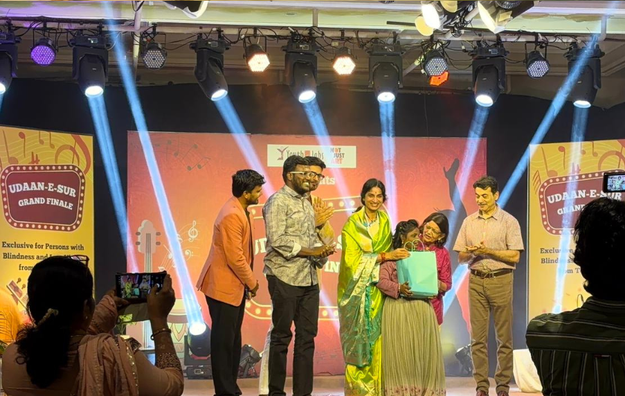 Nethra Vidyalaya Triumphs at Singing Grand Finale for Visually Impaired