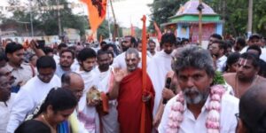 Grand Welcome to Swamiji