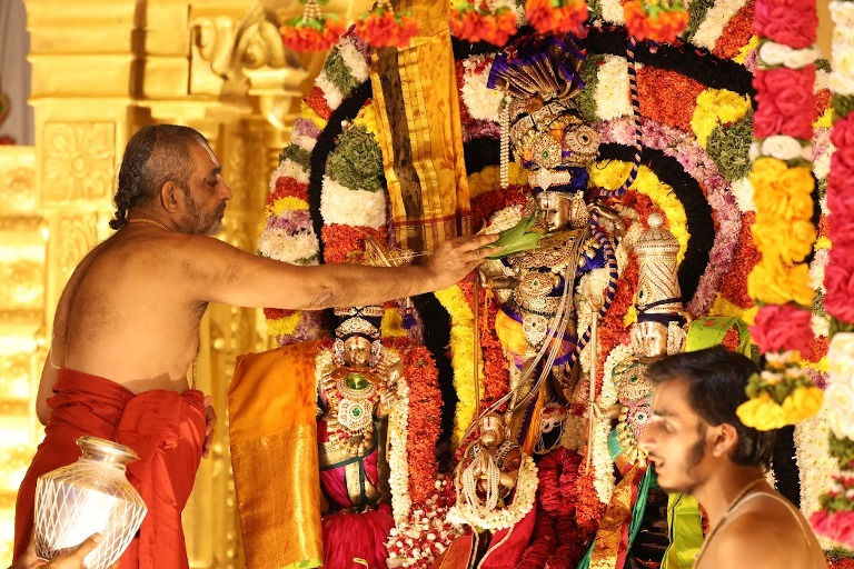 HH Chinna Jeeyar Swamiji Maha Samrajya Pattabhishekam at Statue of Equality