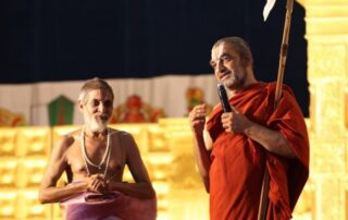 Sri Chinna Jeeyar Swamiji Sriman Varadacharya at Maha Samrajya Pattabhishekam Statue of Equality