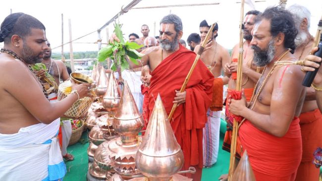 Sri Srimannarayana Maha Yagnam Held on the Occasion of Rajagopuram Sri Srimannarayana Maha Yagnam Held on the Occasion of Rajagopuram Kumbha Prokshanam