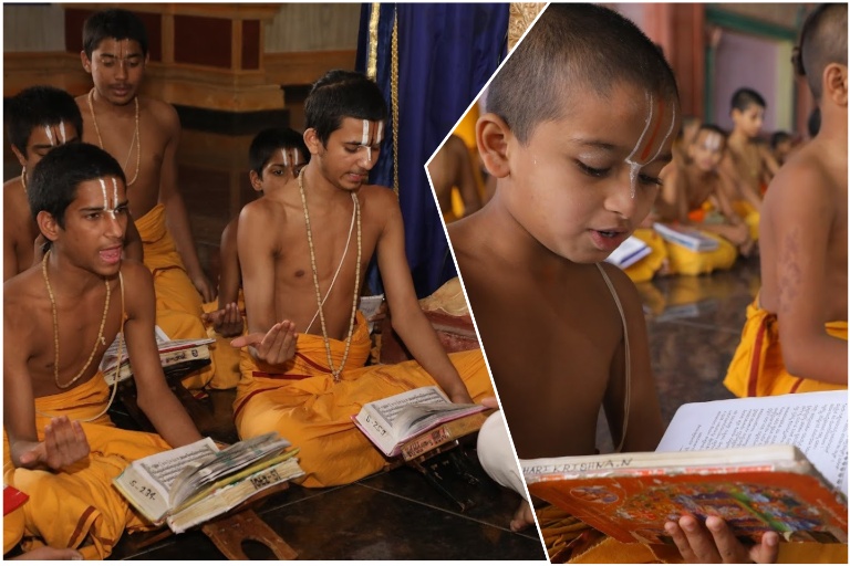 Vedic Students Chanting