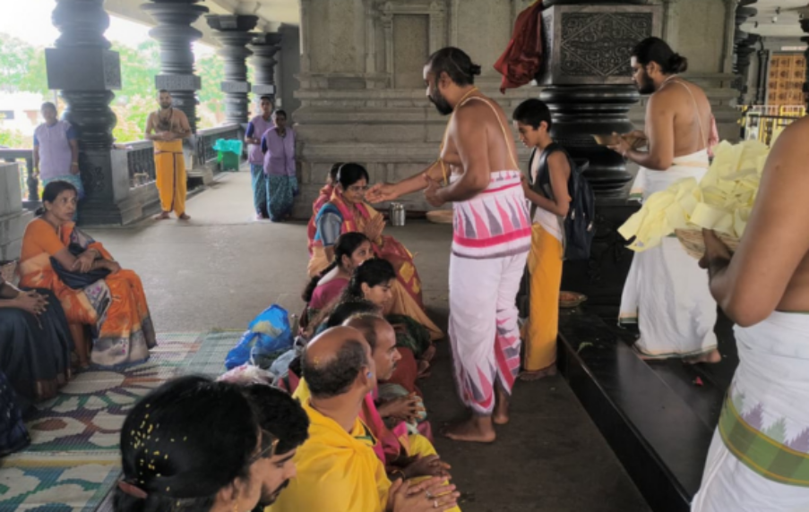 Yathindra Pravanam Vande Devotees Participate in Arjitha Sevas at Statue of Equality (14th May)