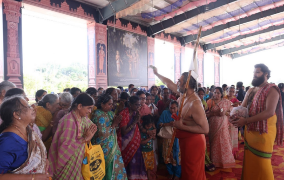 11 days Sudarshan Mahamantra Homam Started