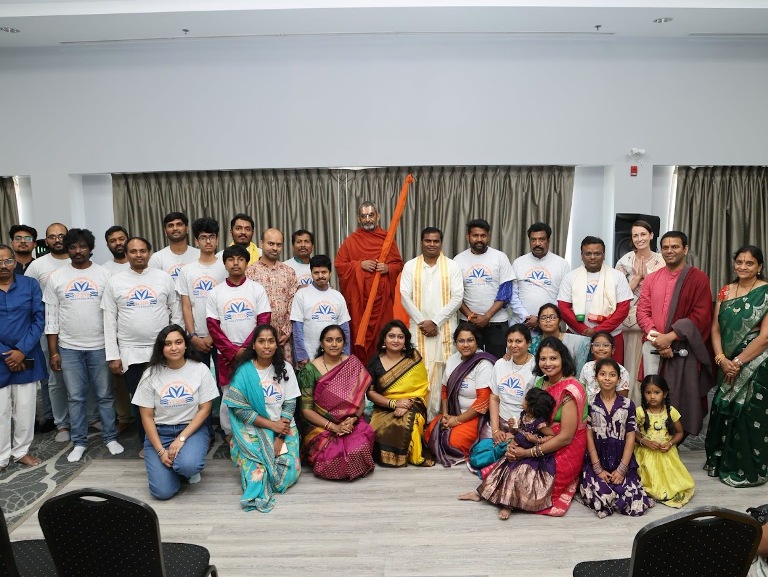 VT Seva Team with HH Chinna Jeeyar Swamiji talk about Impact of AI at Canada Toronto